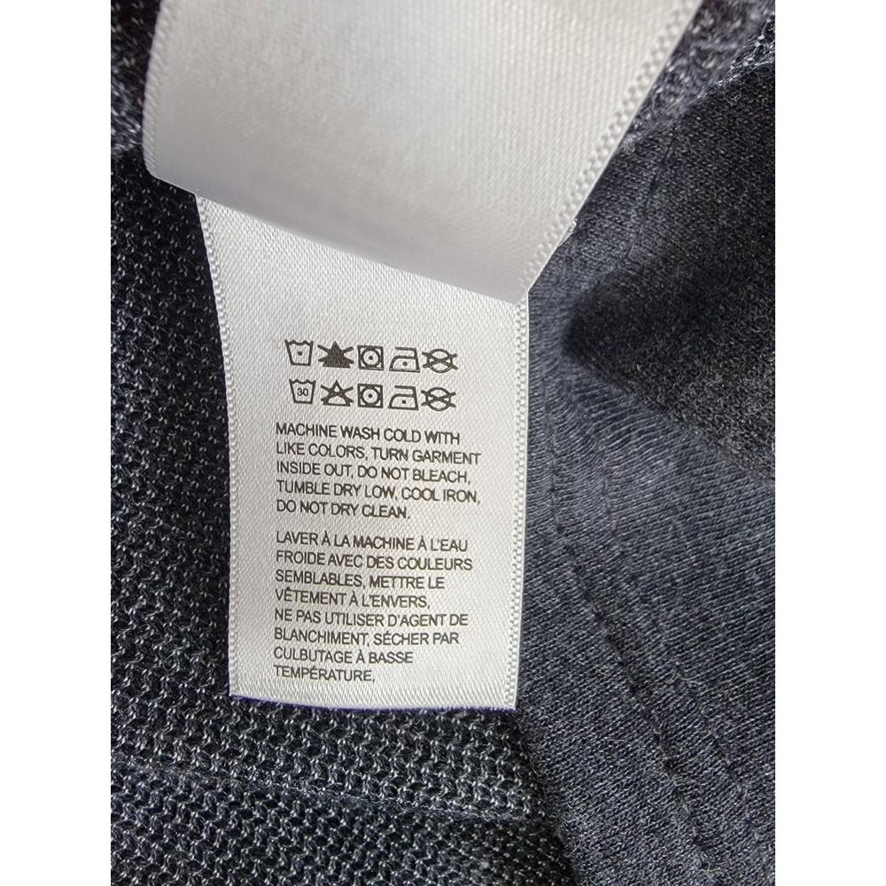 Lucky Brand NEW Mens XL Grey Henley Long Sleeve Raglan Waffle Knit Sweater Shirt - Picture 7 of 10